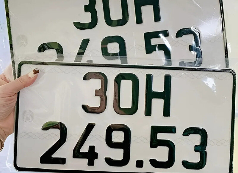 Biển số xe nâng